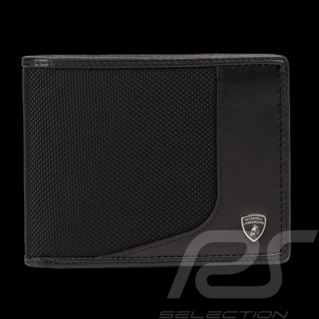 Automobili Lamborghini Upcycled Leather Compact Wallet