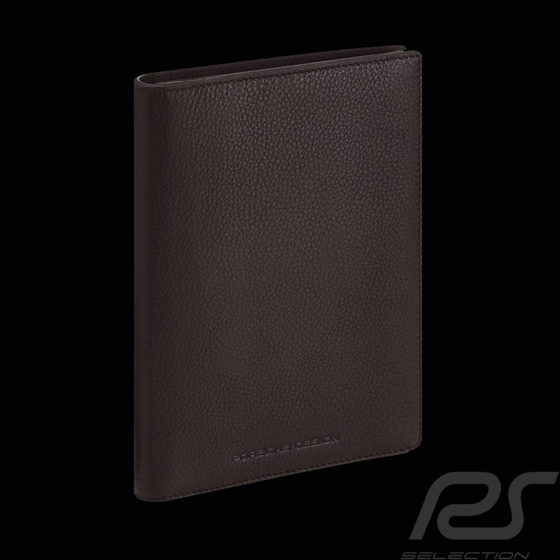Porsche Design Large Wallet 3 flaps Leather Dark brown Business Billfold 13 4056487000770