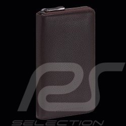 Porsche Design Große Brieftasche Reißverschluss Leder Dunkelbraun Business Wallet 15 4056487001081