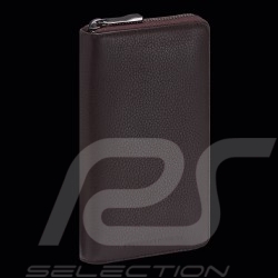 Porsche Design Large Wallet Zip closure Leather Dark brown Business Wallet 15 4056487001081