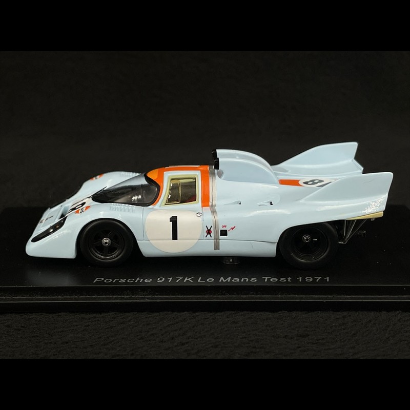 Porsche 917K n°18 Test 24h Le Mans 1971 with snorkels 1/43 Spark S9985