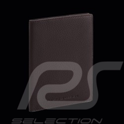 Etui pour passeport Porsche Design Cuir Marron foncé Business Passport Holder 4056487001357