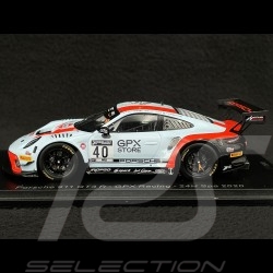 Porsche 911 GT3 R Type 991 n°40 24h Spa 2020 1/43 Spark SB378