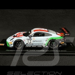 Porsche 911 GT3 R Type 991 n°12 24h Spa 2020 1/43 Spark SB373