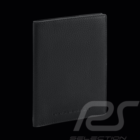 Etui pour passeport Porsche Design Cuir Noir Business Passport Holder 4056487001340
