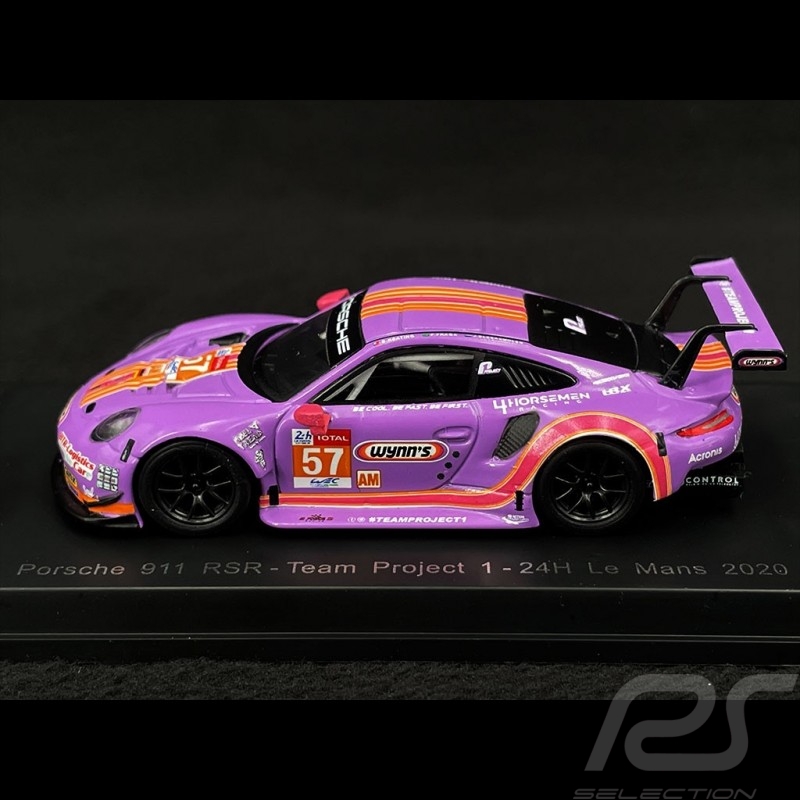 Porsche 911 RSR Type 991 n°57 24h Le Mans 2020 1/64 Spark Y225