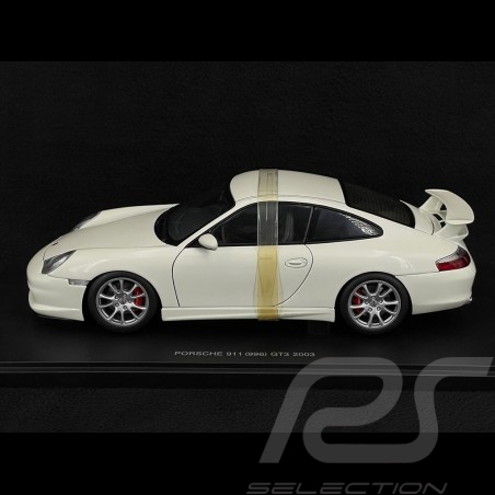 Porsche 911 GT3 type 996 2003 Blanc Carrara 1/18 AutoArt 77942