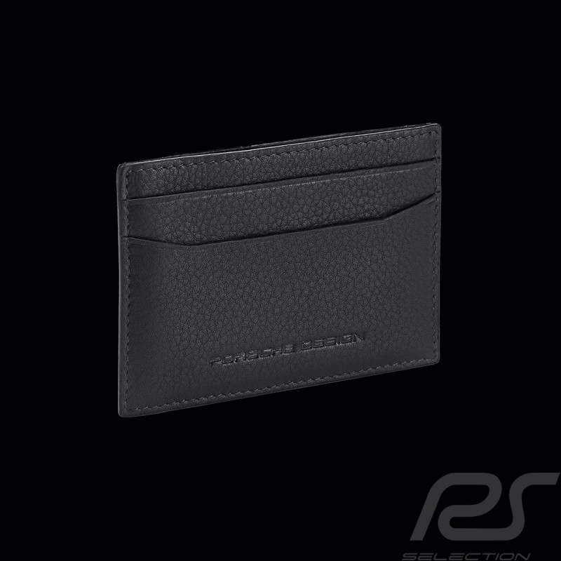 Portefeuille Porsche Design Porte-cartes Pince à billets Cuir Noir Business Cardholder 2 4056487001258