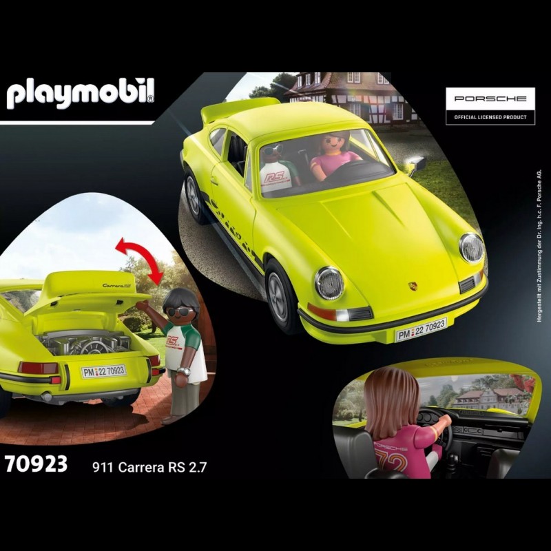 Playmobil Porsche 911 Carrera 2.7 Yellow with figurines Playmobil 70923  WAP0408030NRS2