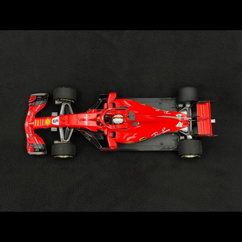 Sebastian Vettel F1 Ferrari SF71-H n° 5 Winner GP Australia 2018 1/18 BBR  BBR181805