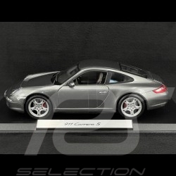 Porsche 911 Carrera S Coupe type 997 2005 Seal metallic-grau 1/18 Maisto WAP02110115