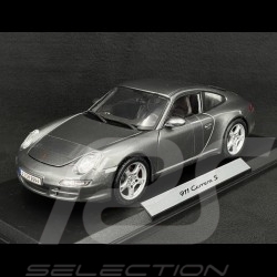 Porsche 911 Carrera S Coupe type 997 2005 Seal metallic-grau 1/18 Maisto WAP02110115