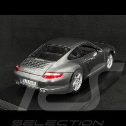 Porsche 911 Carrera S Coupe type 997 2005 Seal metallic-grau 1/18 Maisto WAP02110115