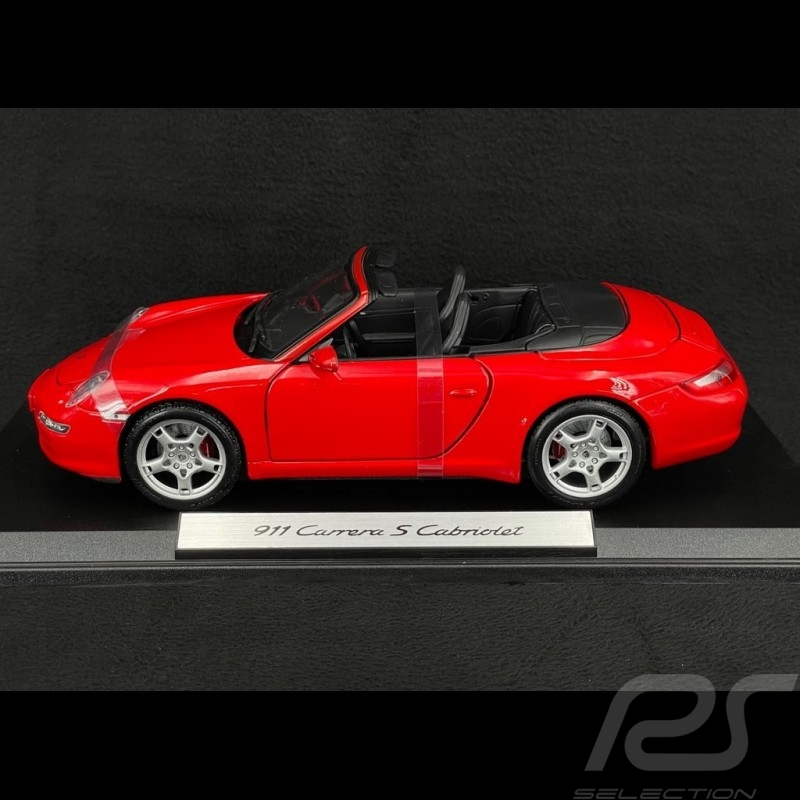 Porsche 911 Carrera S Cabriolet Type 997 2006 rot 1/18 Maisto WAP02115115