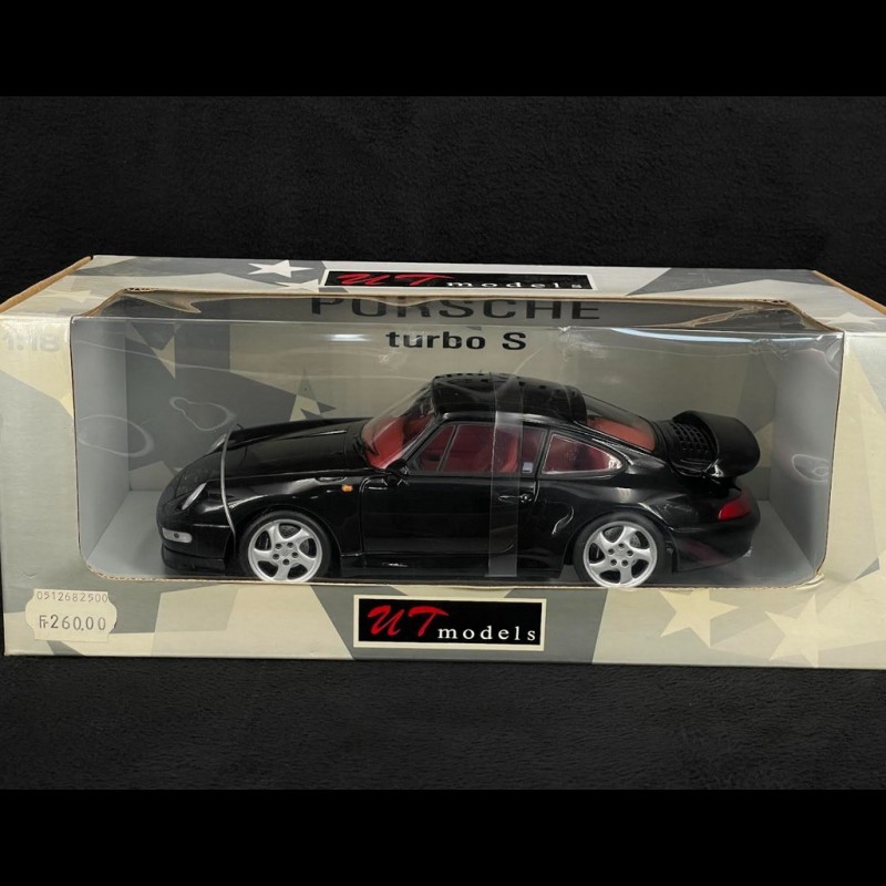 Porsche 911 Turbo S Type 993 1995 Black 1/18 UT Models 27838