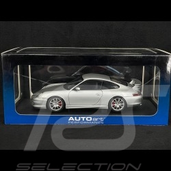 Porsche 911 GT3 Type 996 2003 Argent Polaire 1/18 Autoart 77943