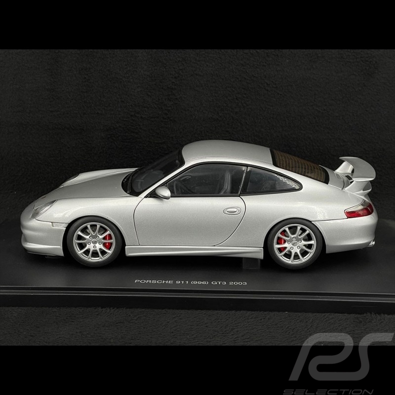 Porsche 911 GT3 Type 996 2003 Argent Polaire 1/18 Autoart 77943