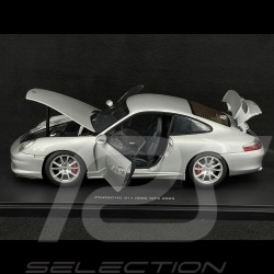 Porsche 911 GT3 Type 996 2003 Argent Polaire 1/18 Autoart 77943