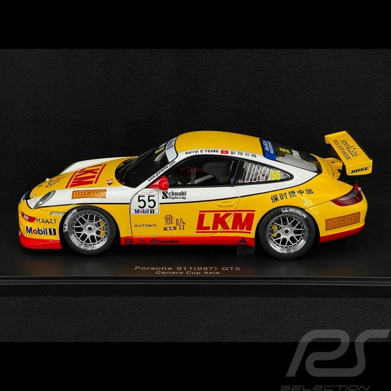 Porsche 911 GT3 Cup Type 997 n°55 Porsche Carrera Cup Asia 2007 1/18 AutoArt 80785