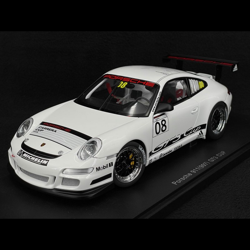 Porsche 911 GT3 Cup Type 997 Promo Car 2008 White 1/18 Autoart 80881