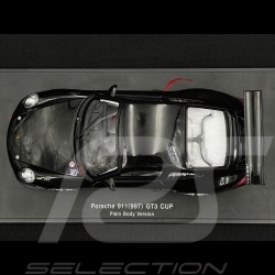 Porsche 911 GT3 Cup Type 997 Plain Body 2007 Black 1/18 Autoart 80789