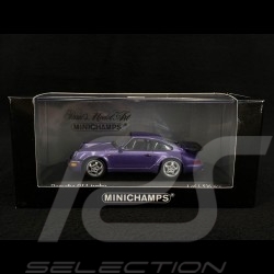 Porsche 911 Turbo Type 965 Bleu Violet métallisé 1/43 Minichamps 430069107