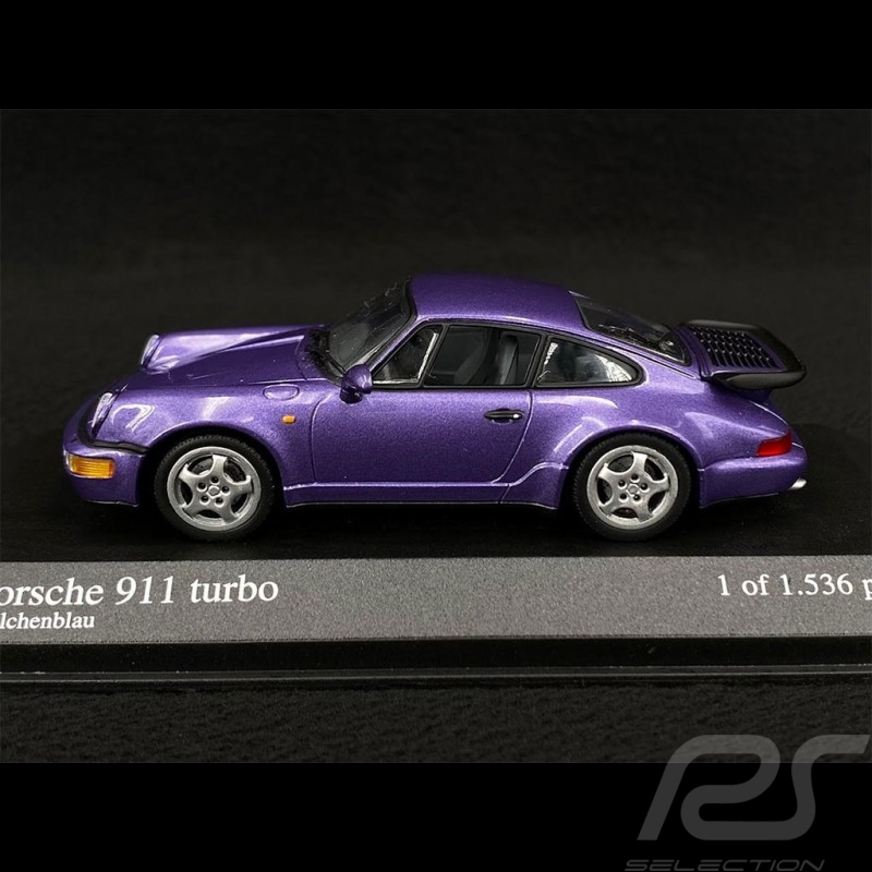 Porsche 911 Turbo Type 965 Veilchenblau Metallic 1/43 Minichamps 430069107
