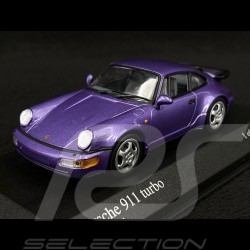 Porsche 911 Turbo Type 965 Bleu Violet métallisé 1/43 Minichamps 430069107