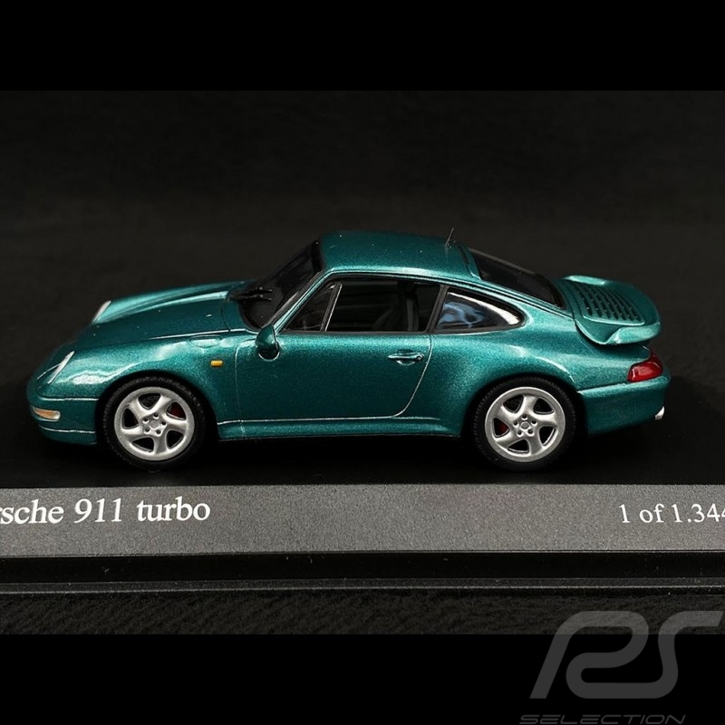 Porsche 911 typ 993 Turbo 1995 turkïs 1/43 Minichamps 430069206