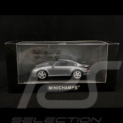 Porsche 911 Turbo Type 993 Gris Argent Métallisé 1/43 Minichamps 430069207