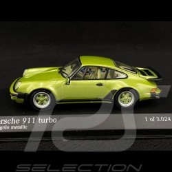 Porsche 911 Turbo Type 930 1977 Lime Green Metallic 1/43 Minichamps 430069005
