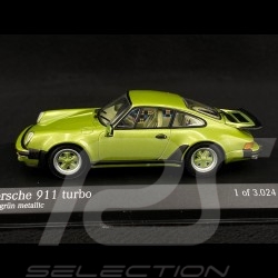 Porsche 911 Turbo Type 930 1977 Vert Lime Métallique 1/43 Minichamps 430069005