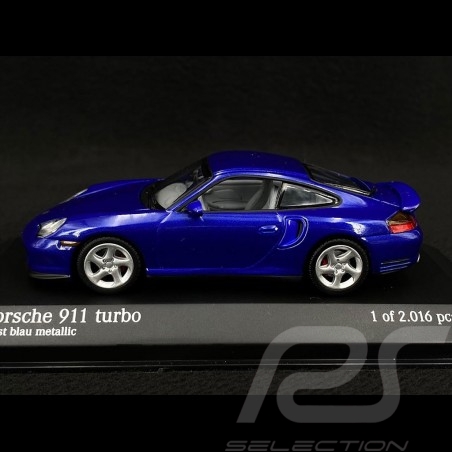 Porsche 911 Type 996 Turbo 1999 Prost Blue Metallic 1/43 Minichamps 430069301