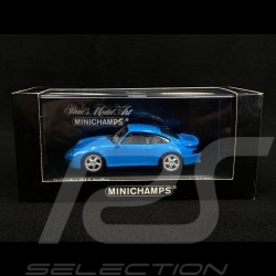 Porsche 911 Turbo Type 993 1995 Riviera Blue 1/43 Minichamps 430069204