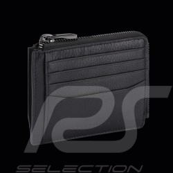 Geldbörse Porsche Design Kompakt mit Reißverschluss Leder Schwarz Business Wallet 11 4056487001050