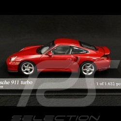 Porsche 911 type 996 Turbo 1999 rouge Orient 1/43 Minichamps 430069306