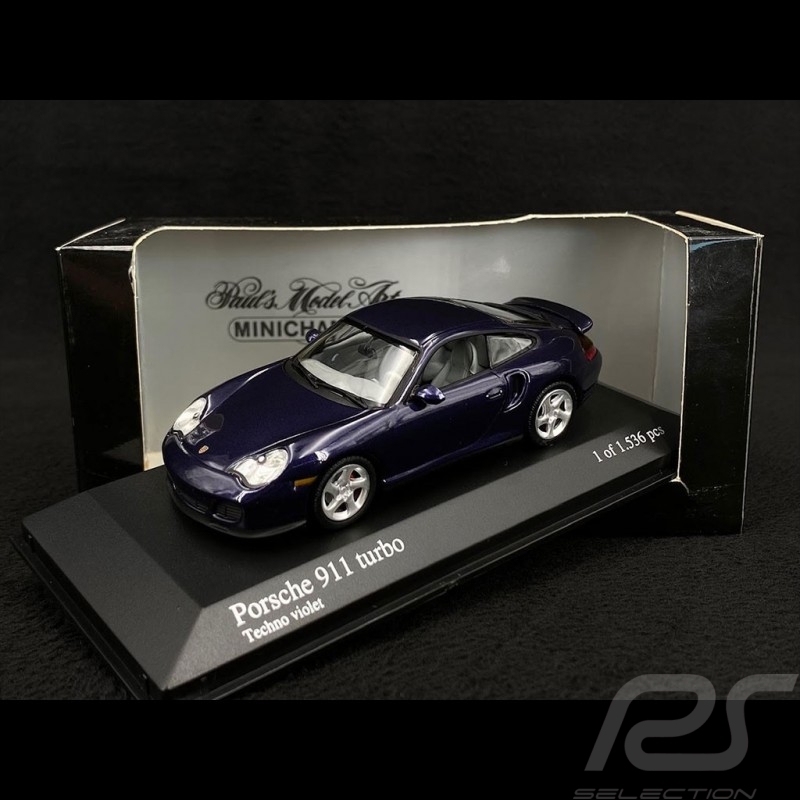 Porsche 911 Type 996 Turbo 1999 Techno Purple 1/43 Minichamps 430069305