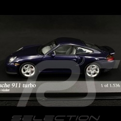 Porsche 911 Type 996 Turbo 1999 Violet Techno 1/43 Minichamps 430069305