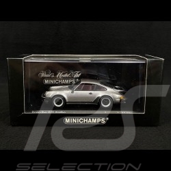 Porsche 911 type 930 turbo 3.0 1977 gris meteor métallisé 1/43 Minichamps 430069004