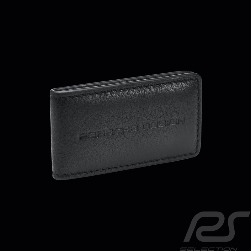 Portefeuille Porsche Design Pince à billets Cuir Noir Business Money Clip 4056487001388