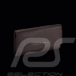 Schlüsseletui Porsche Design Faltbar Leder Dunkelbraun Business Key Case L 4056487001142