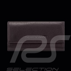 Key holder Porsche Design folding key case Leather Dark brown Business Key Case L 4056487001142