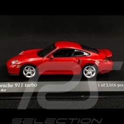 Porsche 911 type 996 Turbo 1999 Alfa rot 1/43 Minichamps 430069304