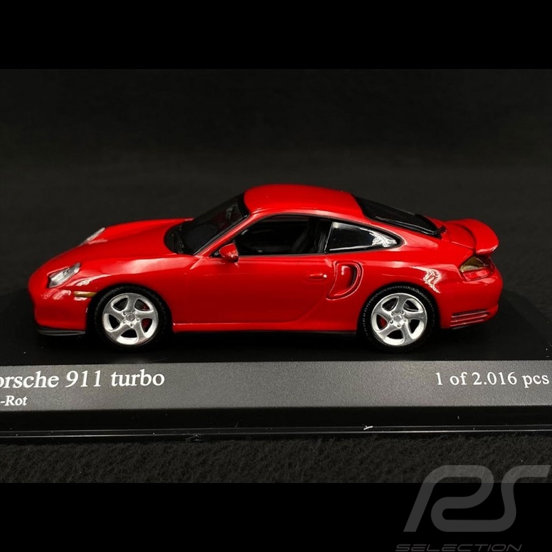 Porsche 911 type 996 Turbo 1999 Alfa rot 1/43 Minichamps 430069304