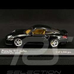 Porsche 911 Type 996 Turbo 2000 Dunkelolivgrün Metallic 1/43 Minichamps 430069310