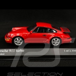 Porsche 911 Turbo Type 965 Indischrot 1/43 Minichamps 430069104