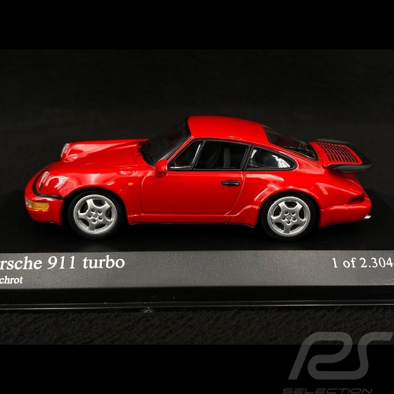 Porsche 911 Turbo Type 965 Rouge indien 1/43 Minichamps 430069104