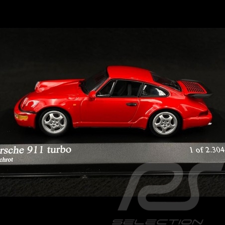 Porsche 911 Turbo Type 965 Indischrot 1/43 Minichamps 430069104