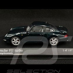 Porsche 911 Turbo Type 993 Oak green metallic 1/43 Minichamps 430069202