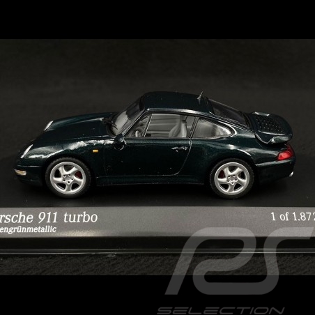 Porsche 911 Turbo Type 993 Tannengrün metallic 1/43 Minichamps 430069202